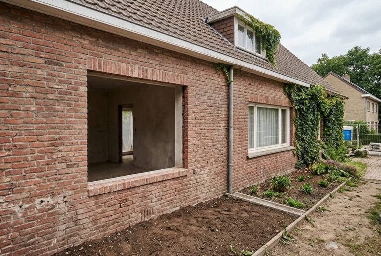 raamopening zagen in gevel